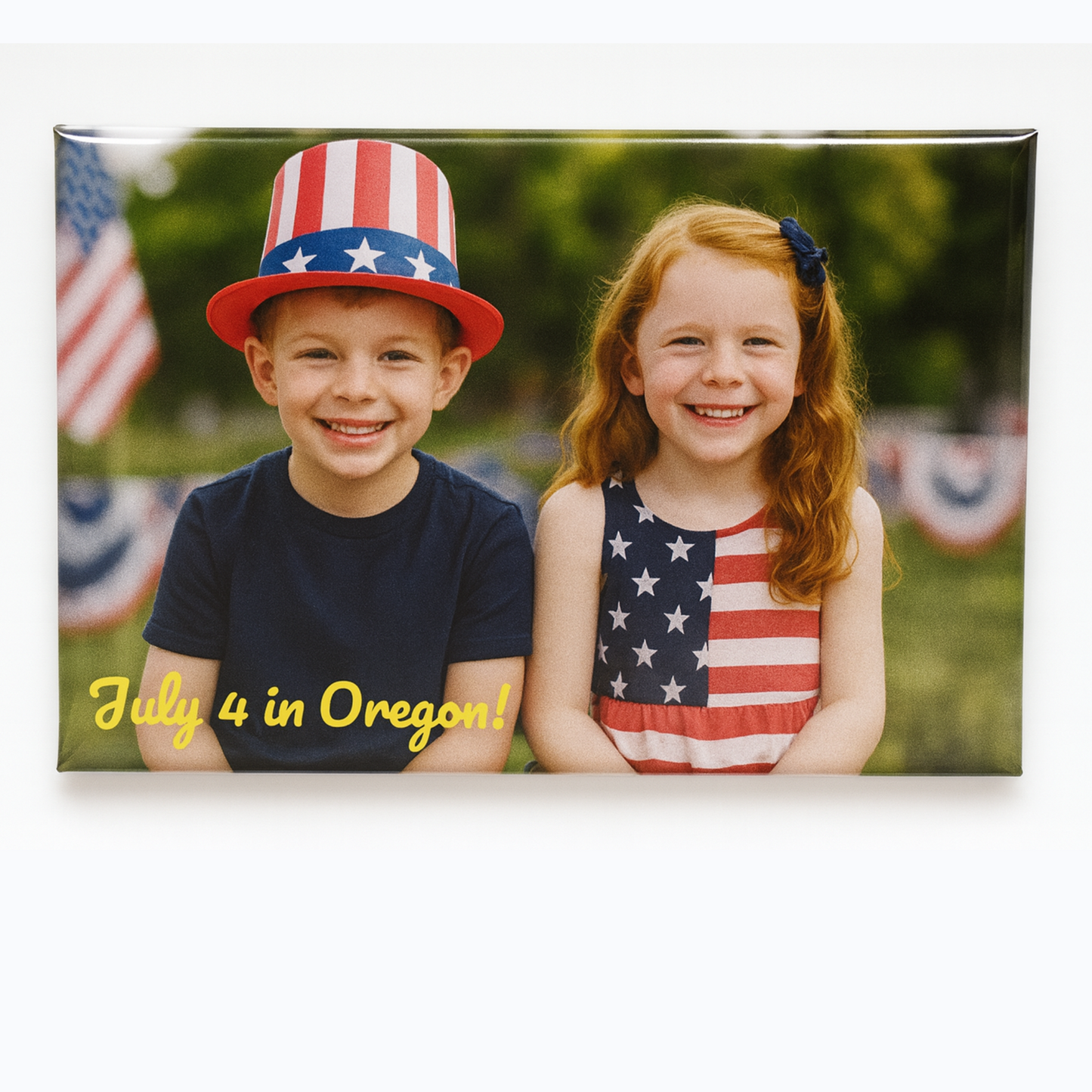 Personalized Photo Magnet – Rectangle 3.5″ × 2.5″